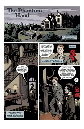 Illustration for article titled Hellboy Investigates a Phantom Limb In This Creepy Comic Preview